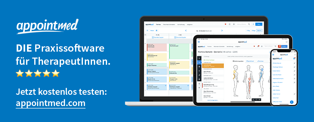 appointmed Praxissoftware für TherapeutInnen