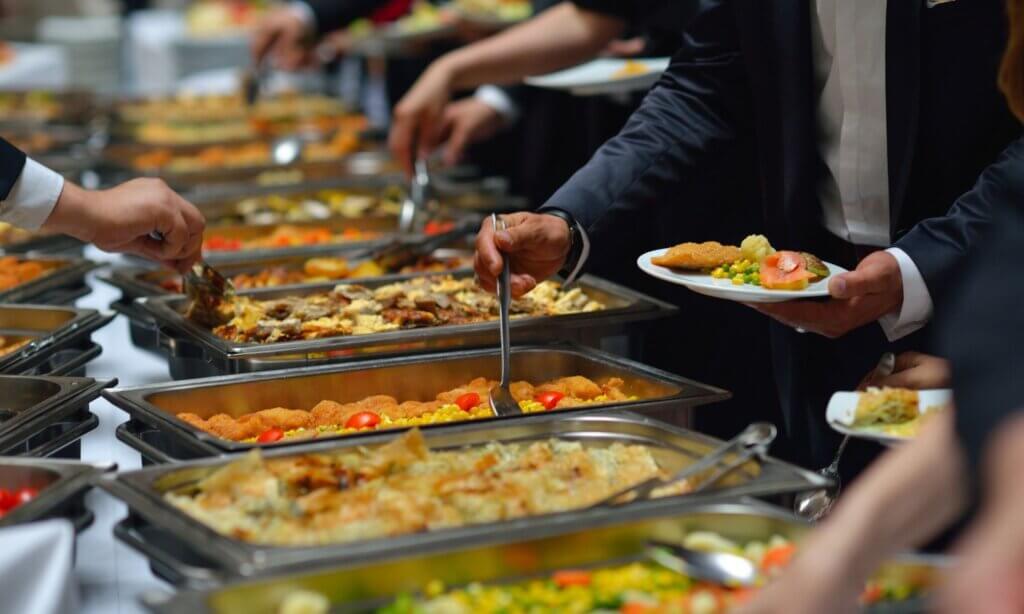 Ob selbstgekocht oder aus der firmeneigenen Kantine – ein ausgewogenes Mittagessen gibt Kraft und unterstützt die Konzentrationsfähigkeit.