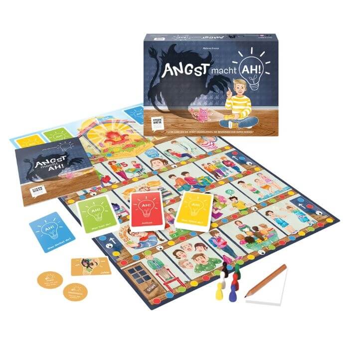 Das Spiel "Angst macht Ah!" ist im Sternwiese Verlag erschienen.