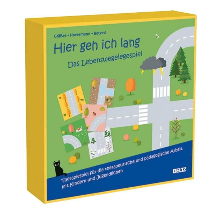 Das Spiel "Hier geh ich lang – Das Lebenswegelegespiel" ist im Verlag Beltz erschienen.