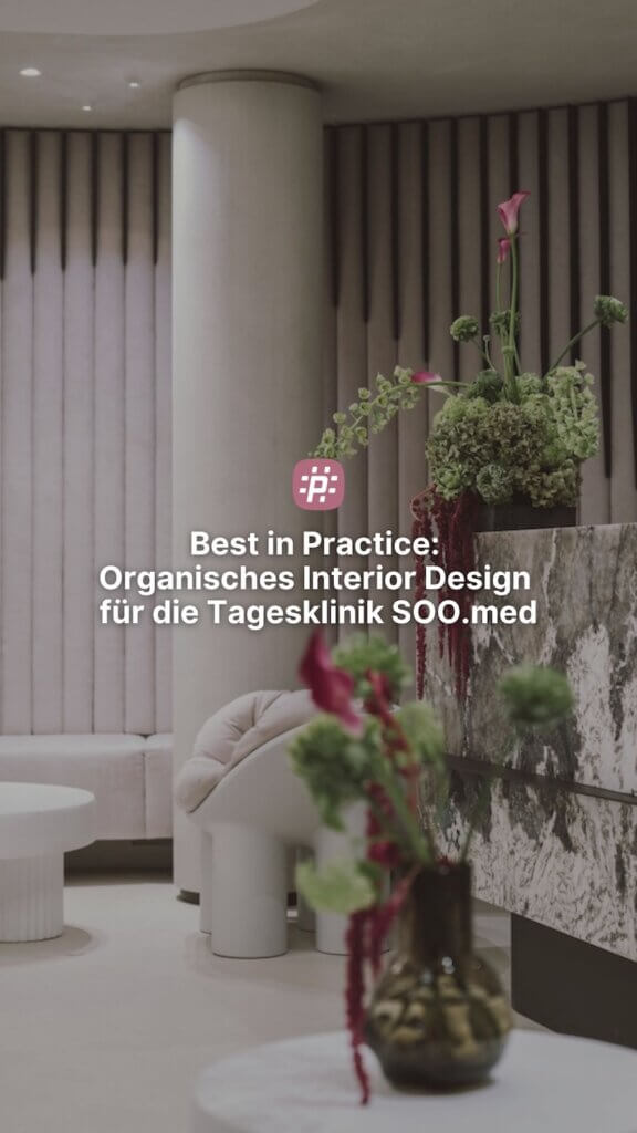 Das Team von MEGATABS architekten zeigt mit seiner Arbeit für SOO.med, wie zeitgemäßes Interior Design Medizinräume in atmosphärische Wohlfühlorte verwandeln kann.