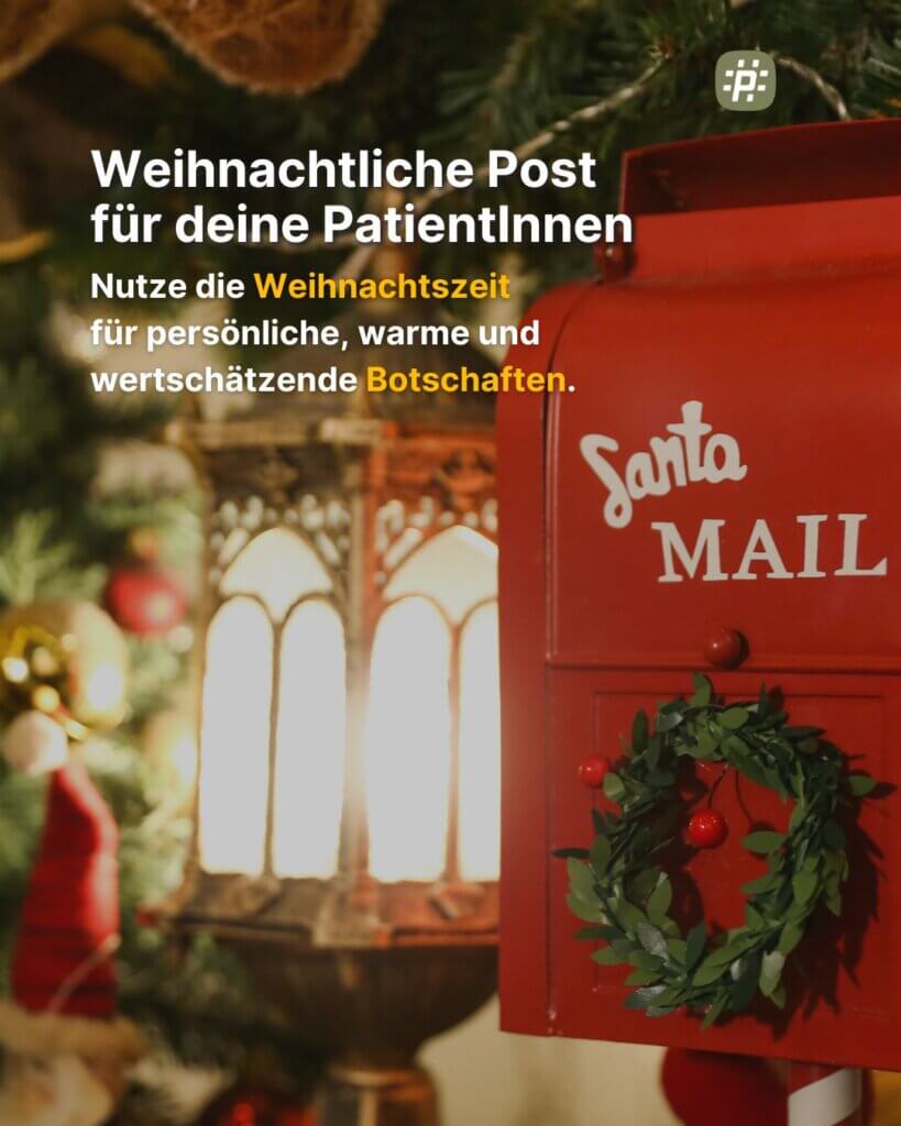 Weihnachtliche Post für PatientInnen