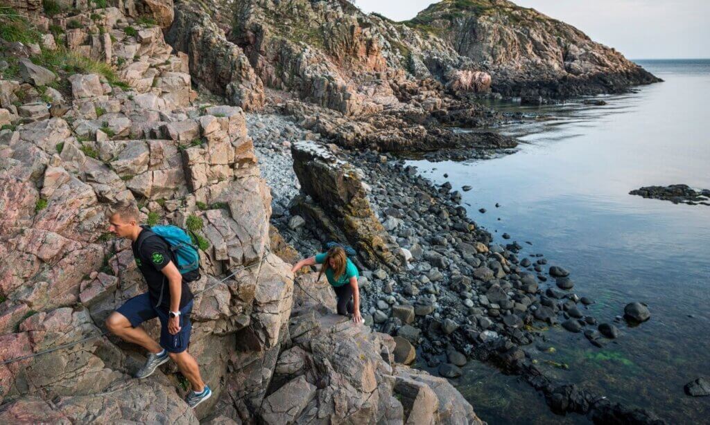 Skåne ist auch ein ideales Gebiet für Kletterer und Boulder-Fans.