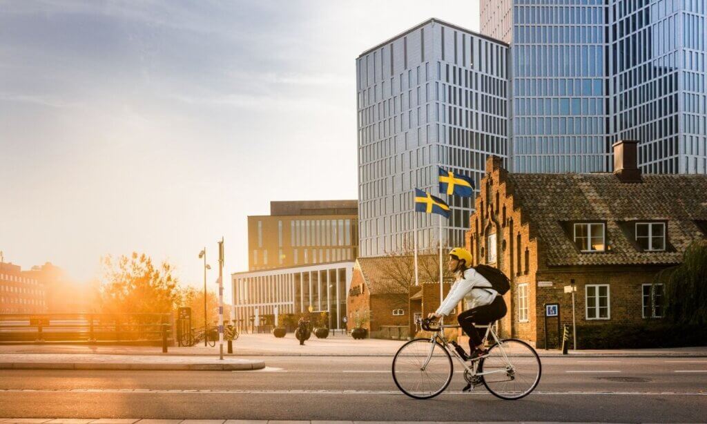 Die Sydkustleden ist ein rund 260 Kilometer langer Radweg entlang der Südküste Skånes – von Simrishamn über Trelleborg, Skanör-Falsterbo und Malmö bis nach Helsingborg.