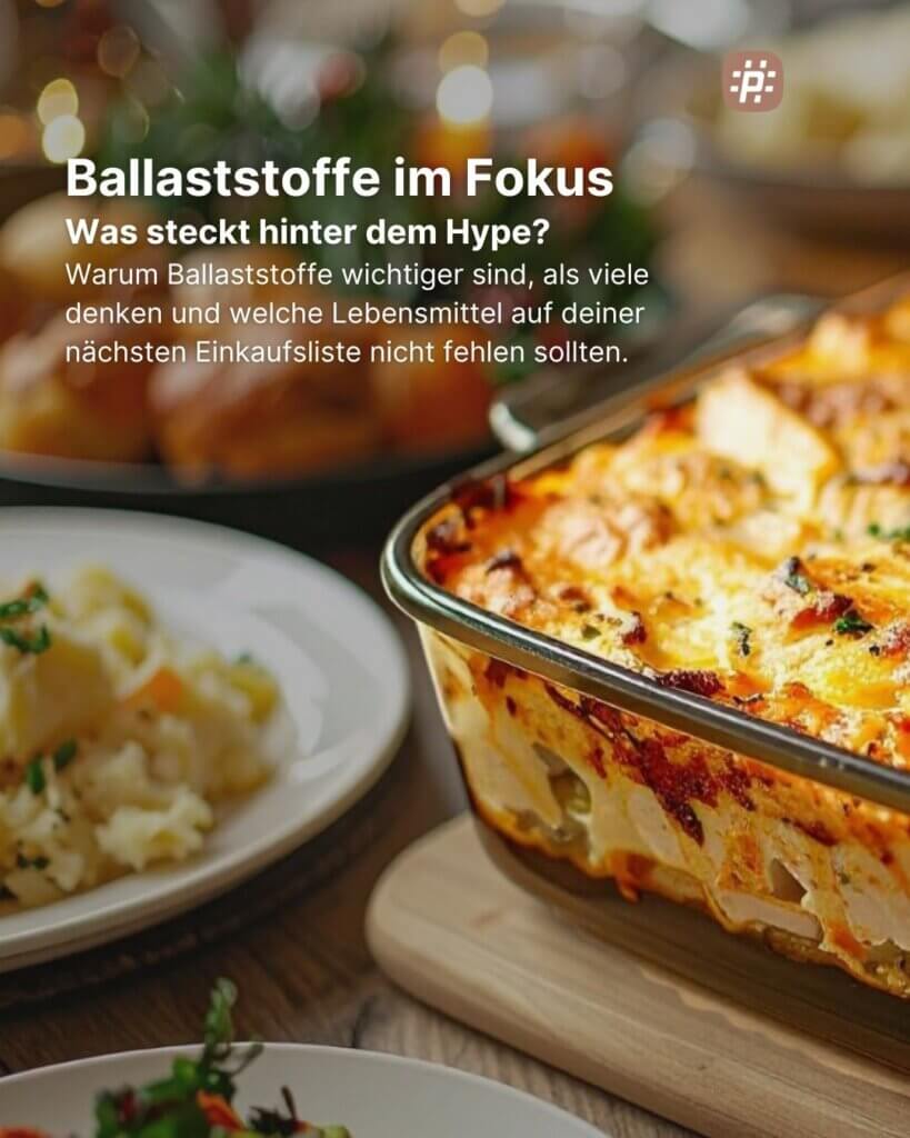 30 Gramm Ballaststoffe pro Tag sind für eine/n Erwachsene/n optimal.