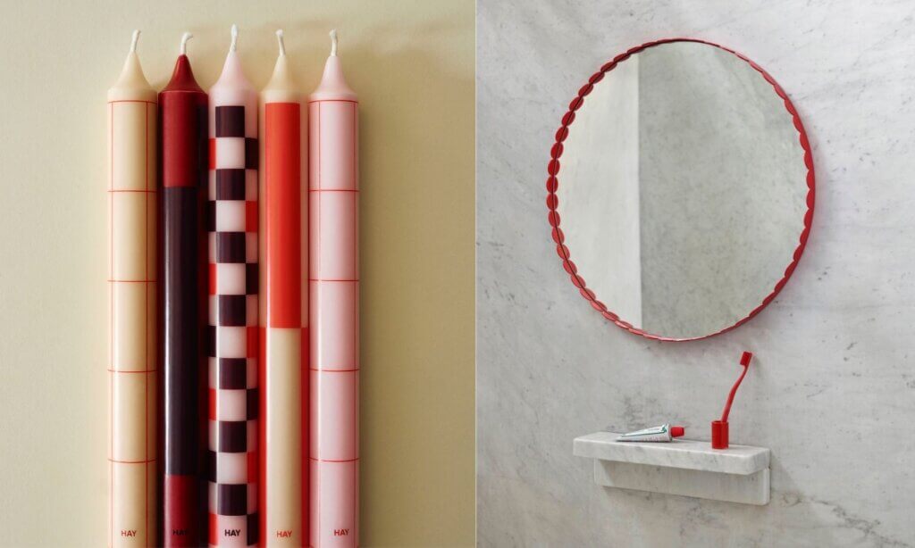 Pattern Candles und Arcs Mirror von HAY