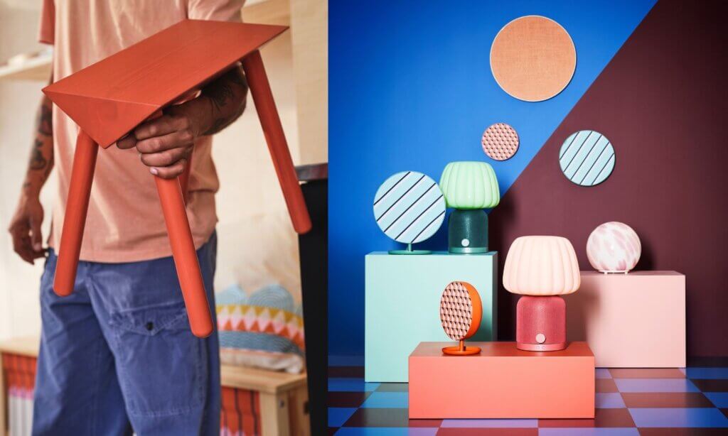 Lautsprecher Solskydd, Hocker Ommjänge von IKEA