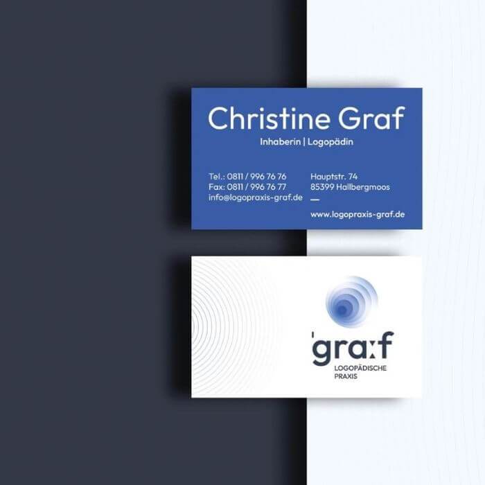 Stimme sichtbar machen: Das neue Branding der Logopädiepraxis Graf verbindet Design, Lautschrift und Klangwellen zu einer klaren, professionellen Markenidentität.
