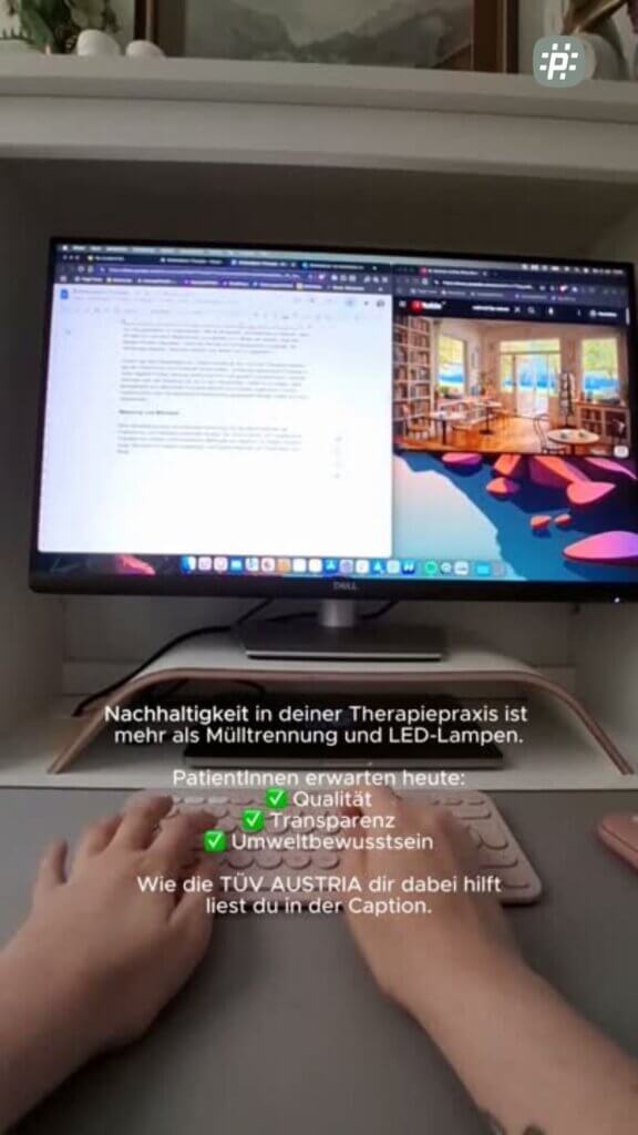 Mit TÜV AUSTRIA zu mehr Umweltmanagement, ESG-Kompetenz und Energieeffizienz in deiner Praxis.