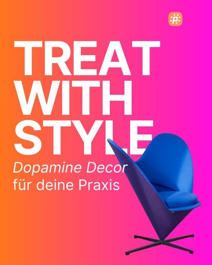 Dopamine Decor verwandelt Praxisräume in inspirierende Wohlfühlorte, die mit Farbe, Persönlichkeit und kuratierter Vielfalt gezielt die Stimmung heben.