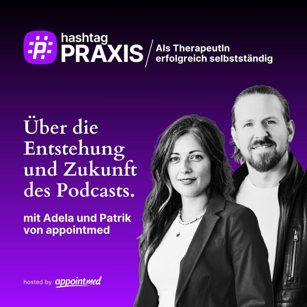 Über die Entstehung und Zukunft des Podcasts: Adela und Patrik im hashtagPRAXIS Podcast.