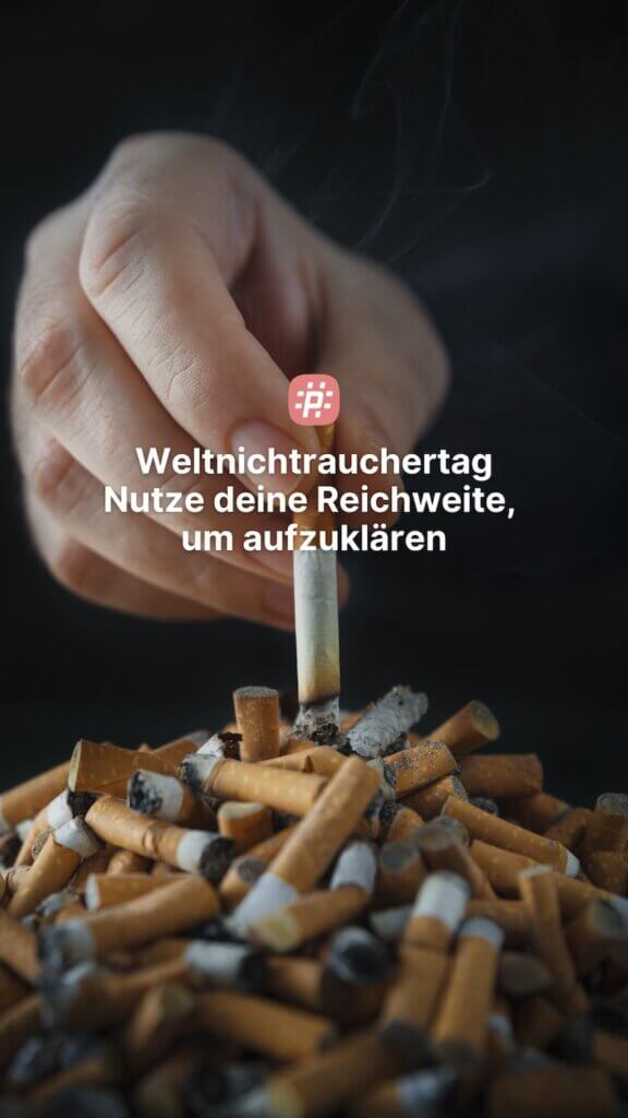 Was Fachkräfte aus dem Gesundheitswesen anlässlich des Weltnichtrauchertags über Tabak, Nikotin und E-Zigaretten wissen sollten – und wie sie dieses Thema für Social Media und Blog nutzen können.