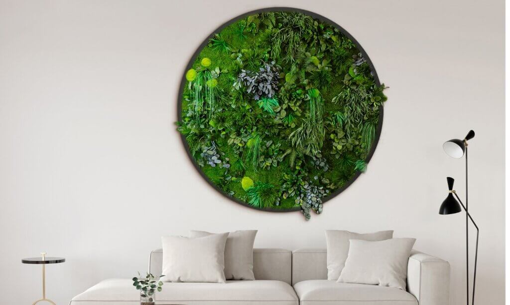 Pflanzenbild XXL Dschungel rund von Greenbop