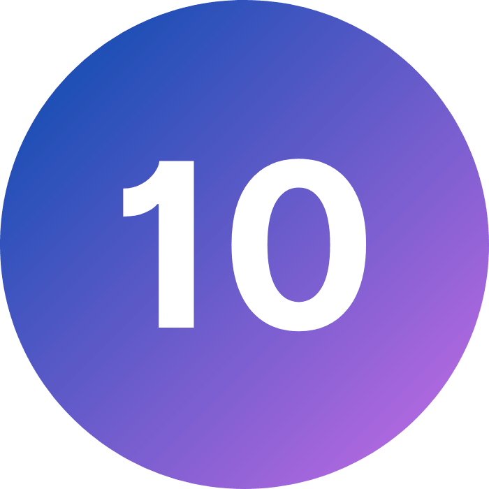 Icon Zahl 10