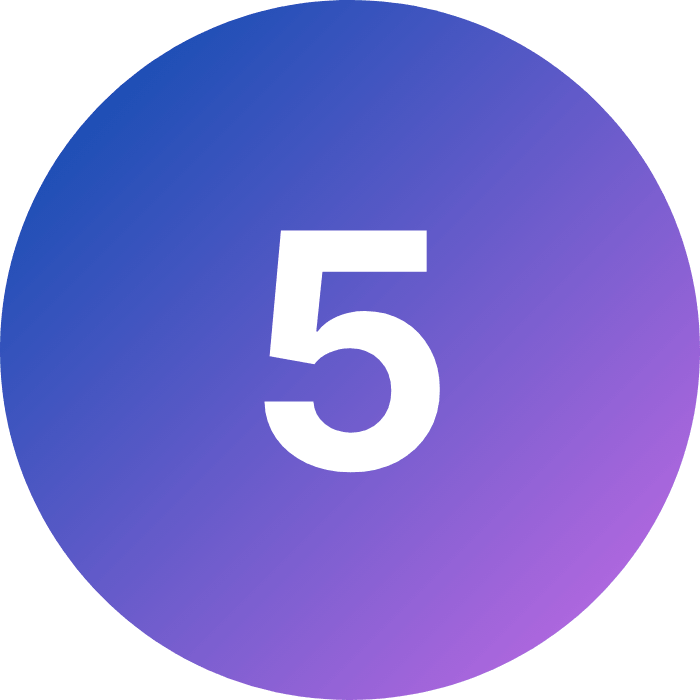 Icon Zahl 5
