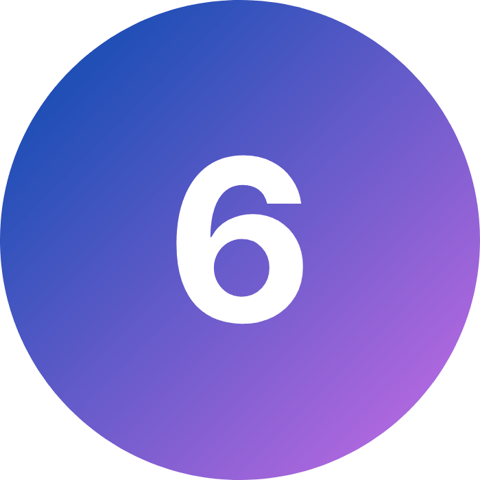 Icon Zahl 6