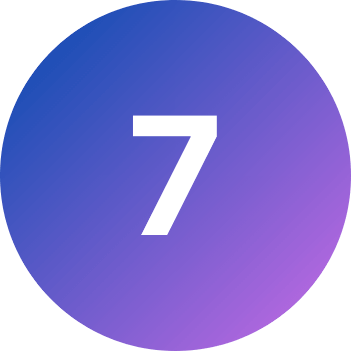 Icon Zahl 7