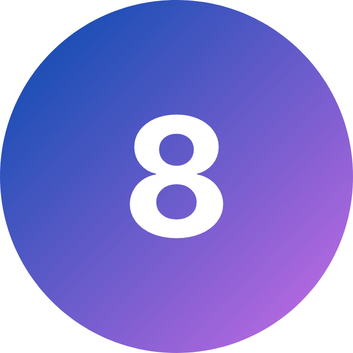 Icon Zahl 8