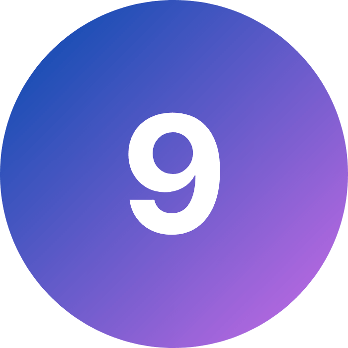 Icon Zahl 9