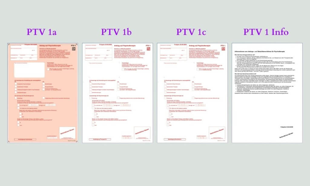 Prozess zum Formular PTV 1