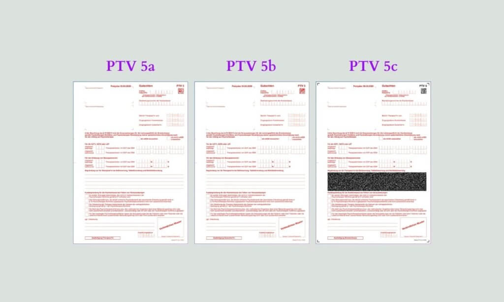 Prozess zum Formular PTV 5