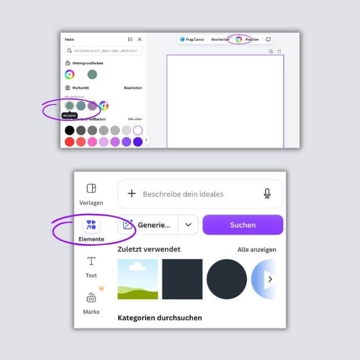 Screenshot zum Therapiekarten-Tutorial