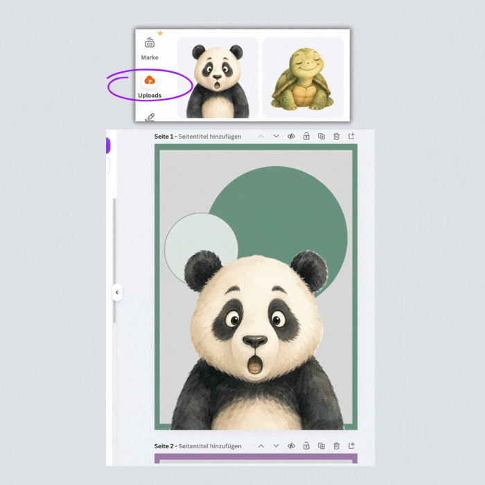 Screenshot zum Therapiekarten-Tutorial